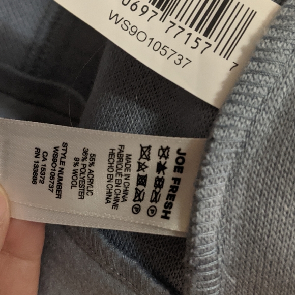 Joe Fresh Moto Style Powder Blue jacket - Picture 2 of 8